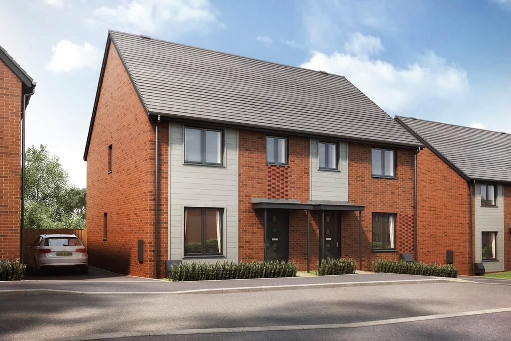 The Byford Plot 81 at Woodlands Chase, Whiteley Way PO15 3 bed semi