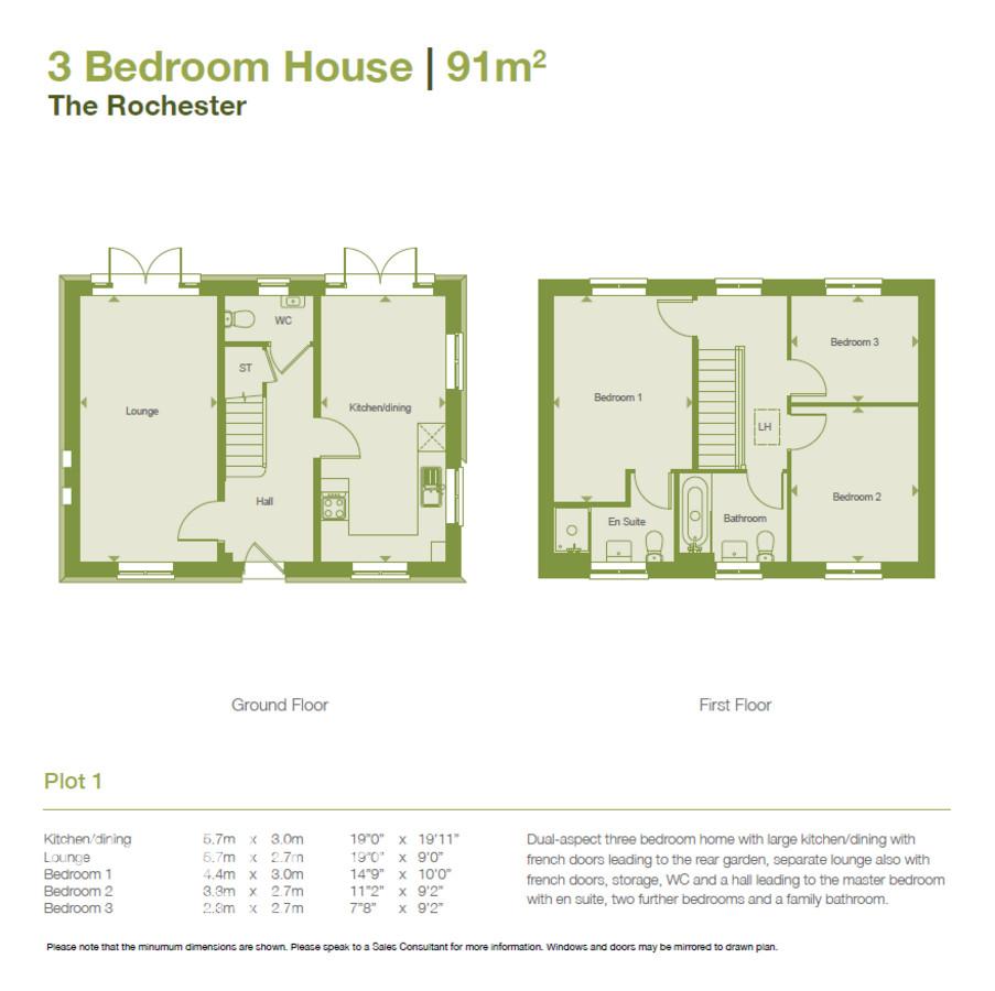 St Boniface Close, Bunbury 3 bed detached house for sale