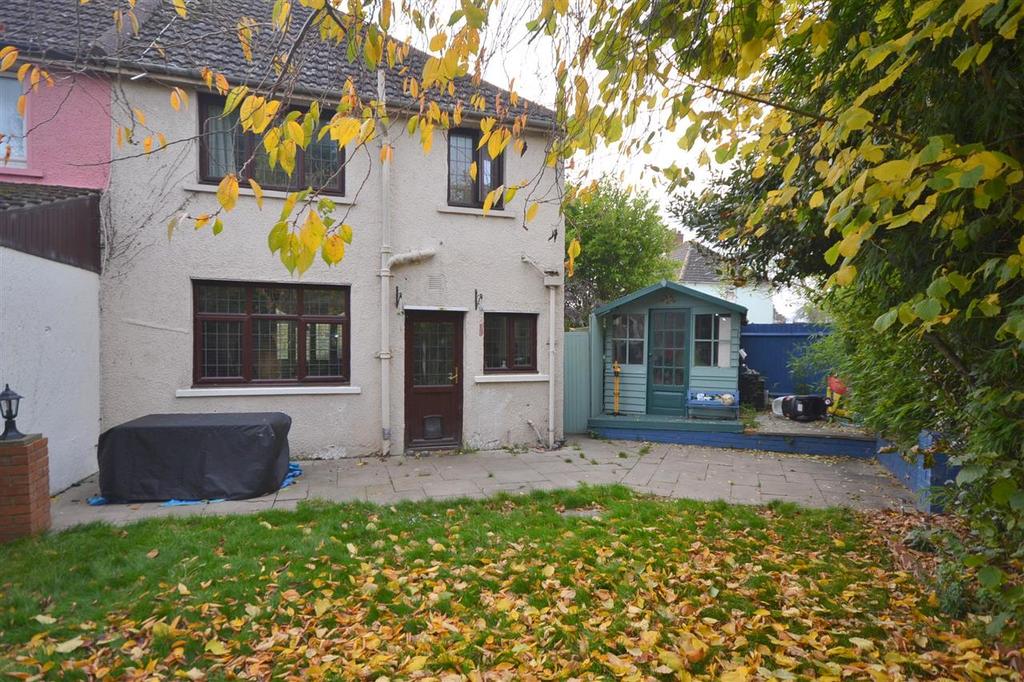 Rear of property