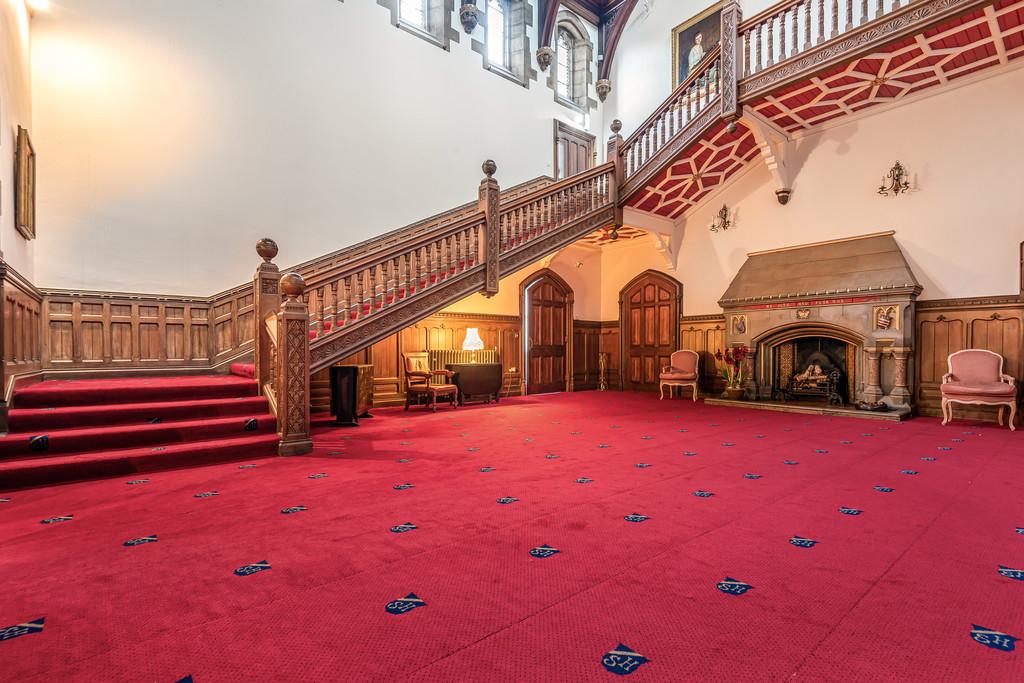 The great hall and staircase
