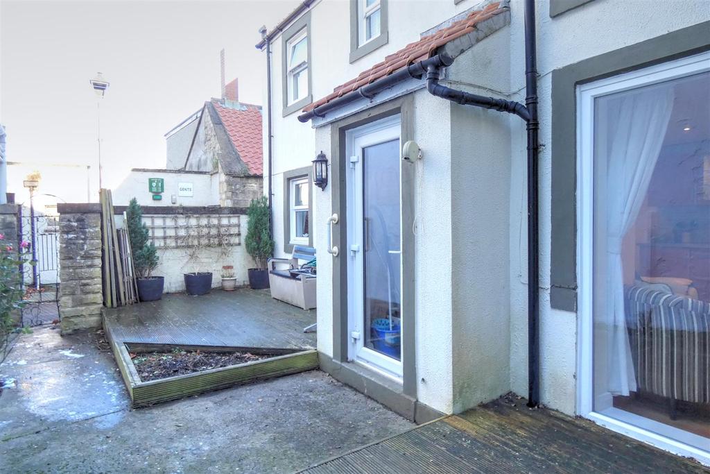 Rear of property