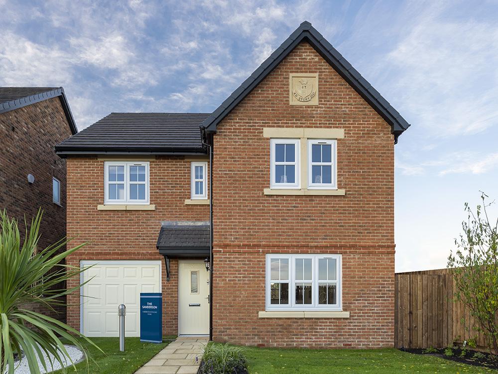 The 4 bedroom Sanderson show home at The Birches