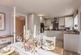An open-plan kitchen/dining area perfect for entertaining