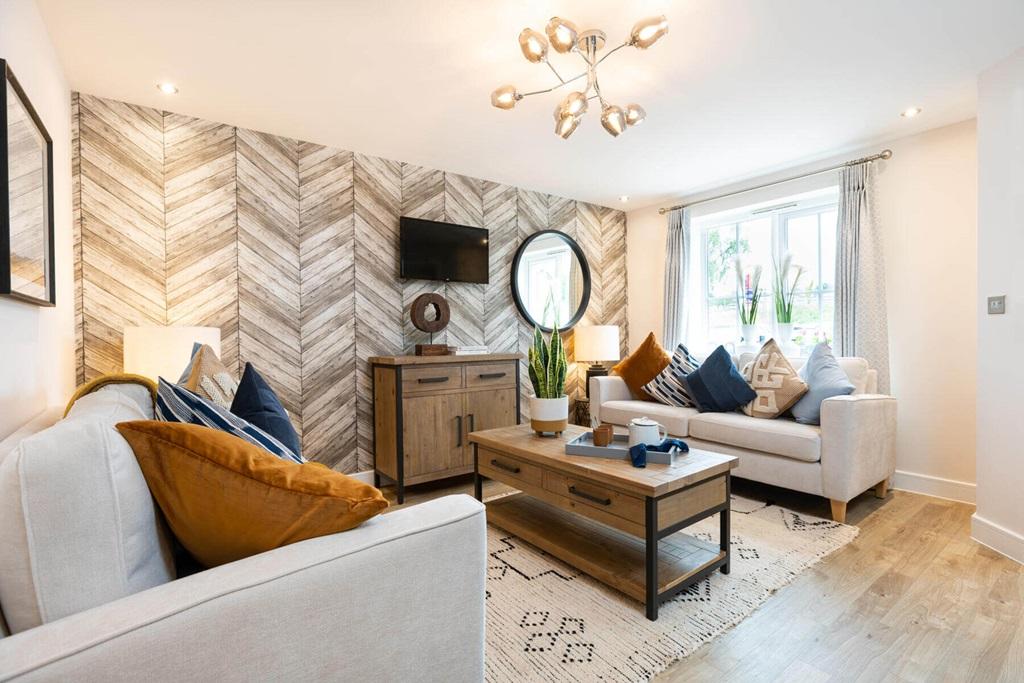 Large, open plan living room