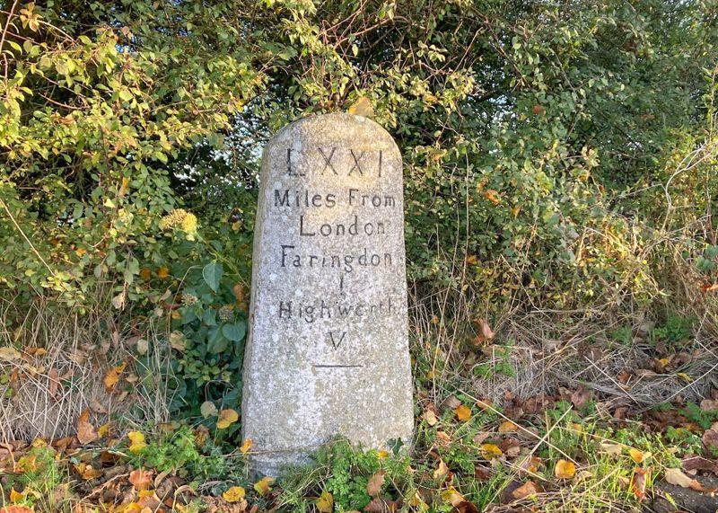 Milestone at the...