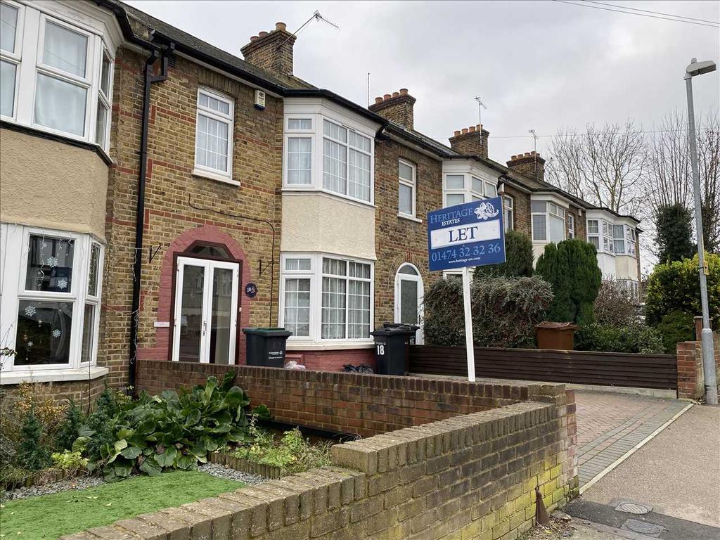 Hillside Avenue, Gravesend 3 bed terraced house £1,350 pcm (£312 pw)