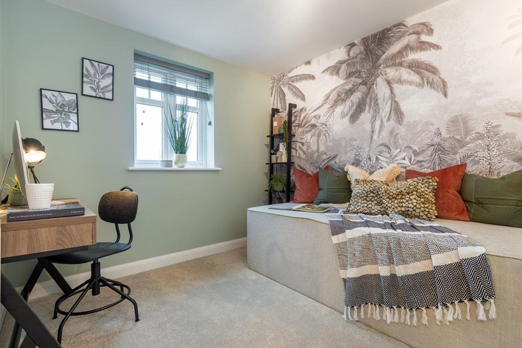 Kennett show home bedroom