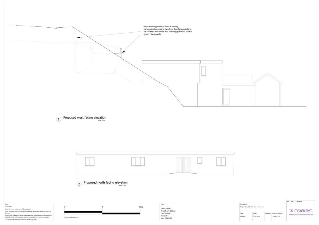 Proposed elevations