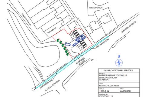 Land for sale, Llangollen Road Acrefair