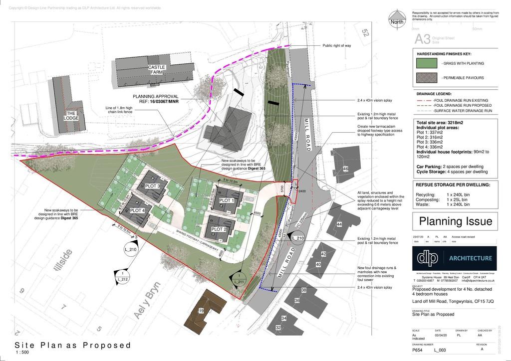 20 00800 mnr p654 l 003 rev a site plan as propose