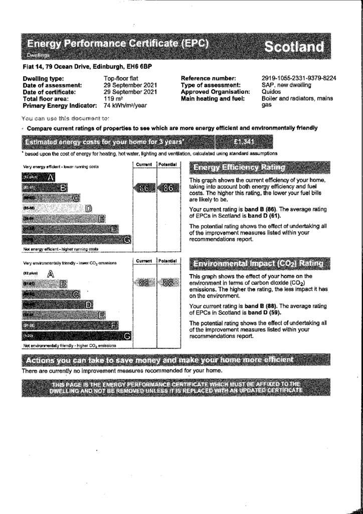 EPC Certificate