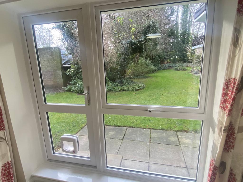 View to patio and communal gardens