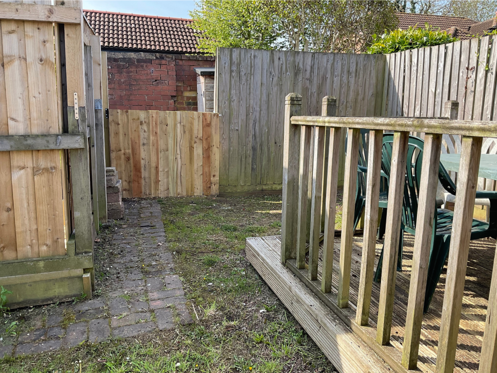 Rear garden