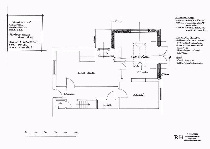 Proposed floor plan