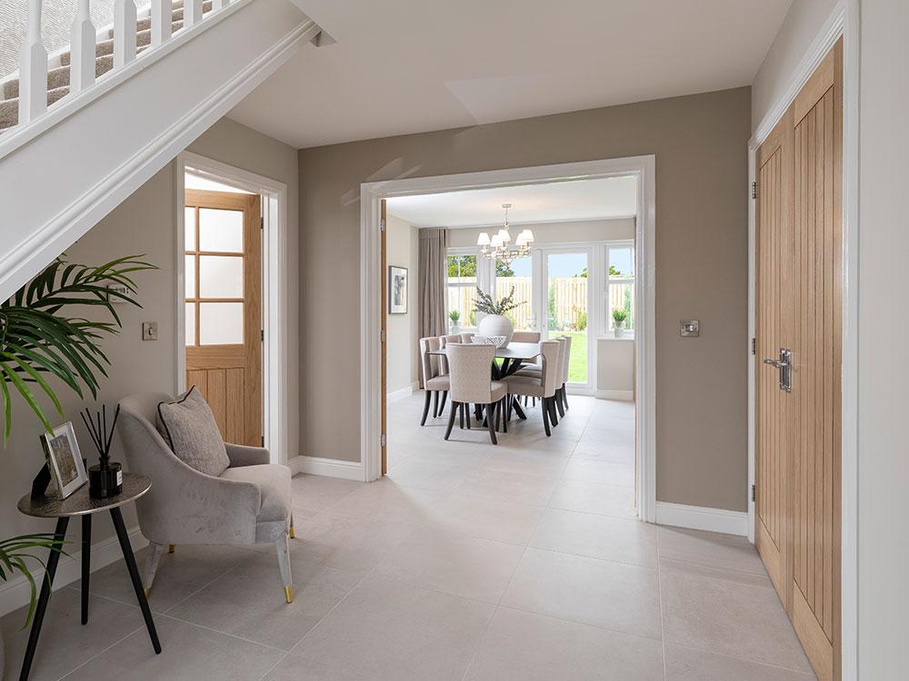 Light and airy hallway