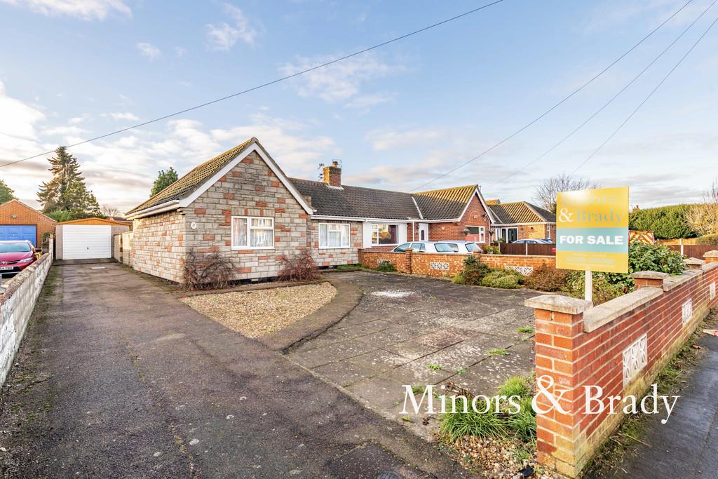 St. Williams Way, Thorpe St Andrew 2 bed semidetached bungalow £270,000