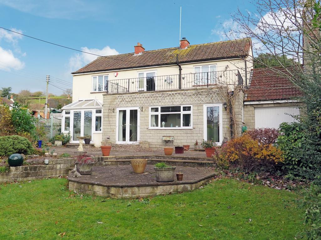 Crow Lane, Westbury Sub Mendip, Wells, BA5 3 bed detached house for