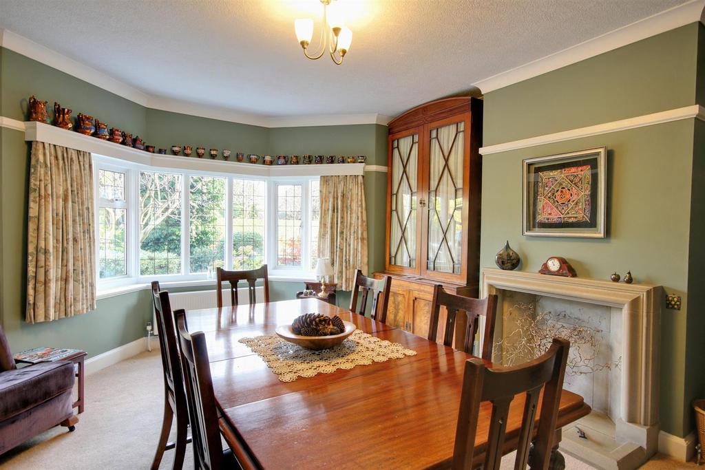 Formal Dining Room with doors opening in to the Lo