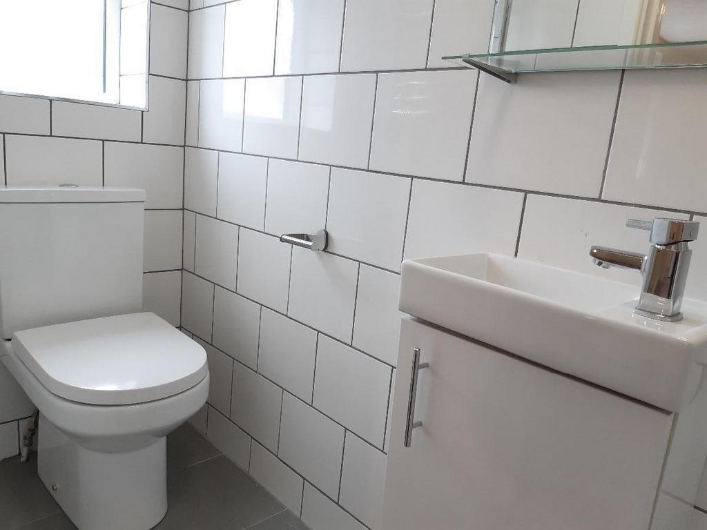 Private toilet and shower