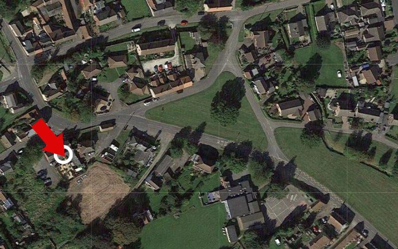 Aerial view of site