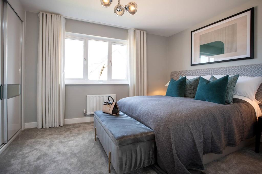 The second double bedroom could made an ideal guest room