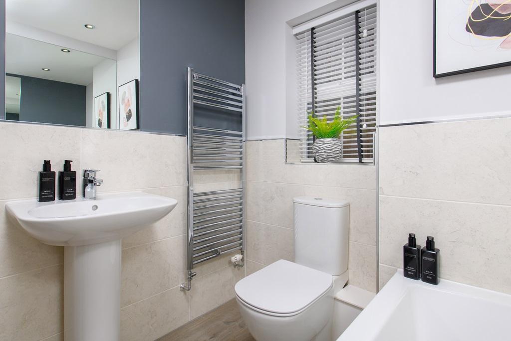 House bathroom in The Archford Show Home at Hesslewood Park