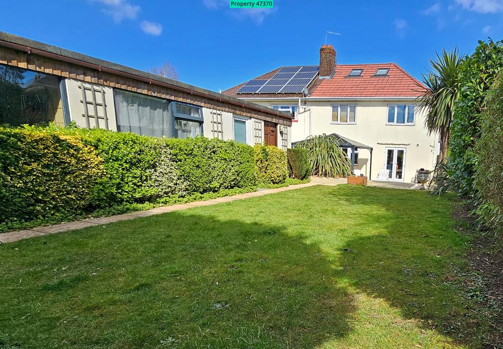 Rear garden