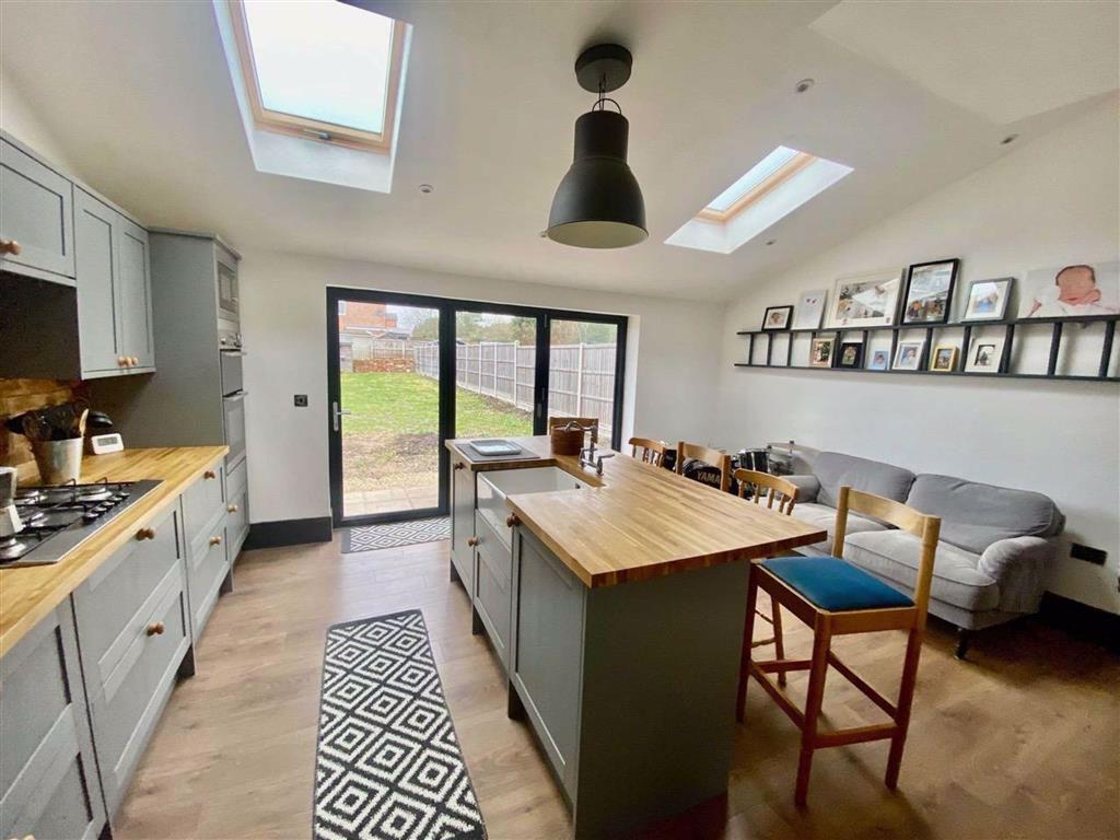 Luxury fitted extended breakfast kitchen (rear)