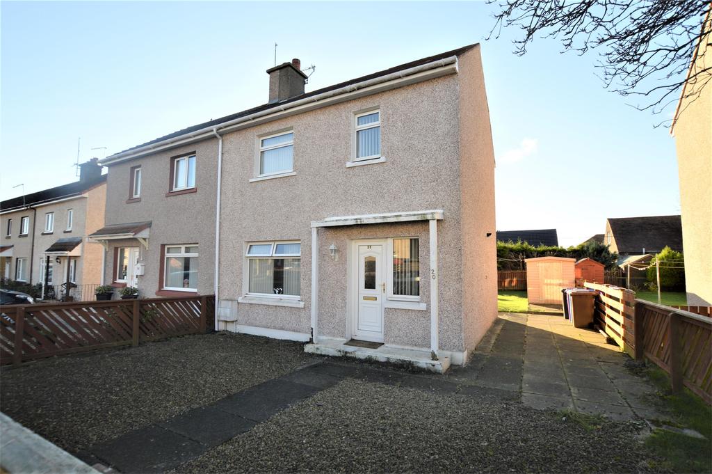 20 Oak Road, ARDROSSAN, KA22 7HJ 2 bed semidetached house £89,000