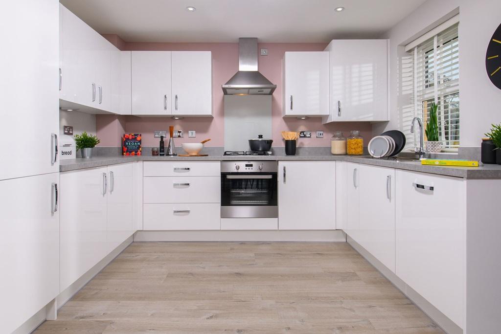 The Archford Show Home kitchen at Hesslewood Park