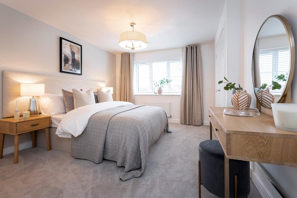 Main bedroom with space for storage