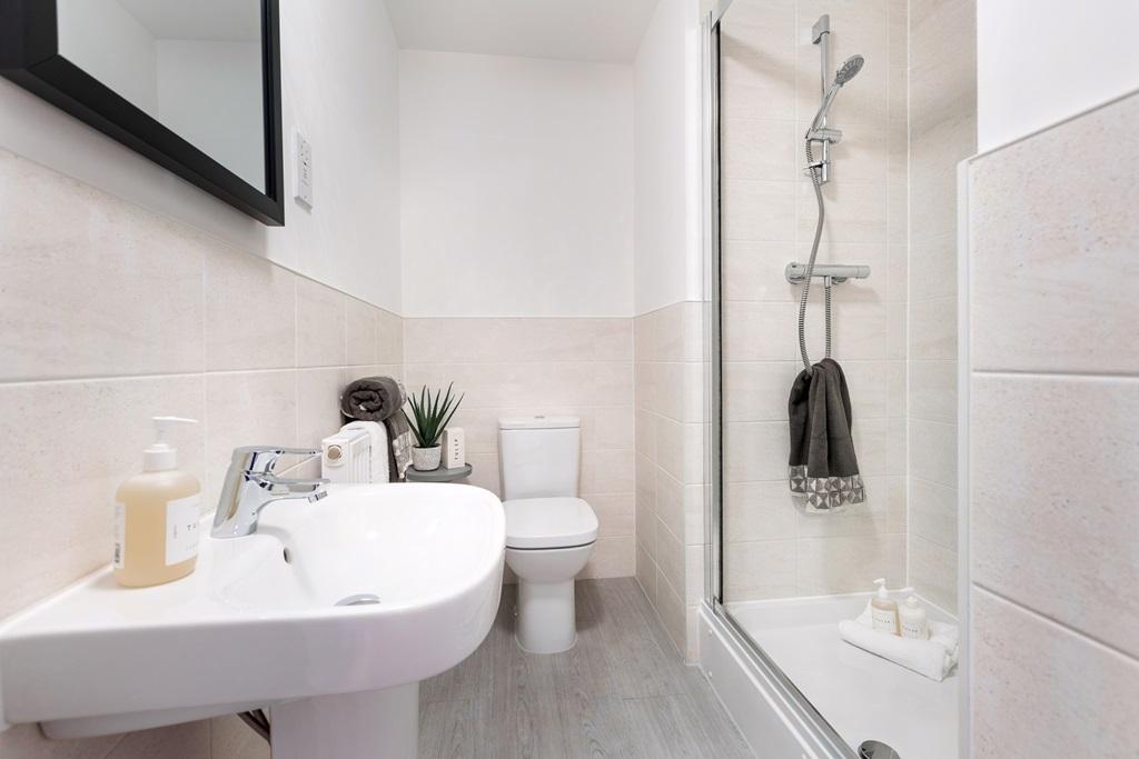 An en suite bathroom away from the family