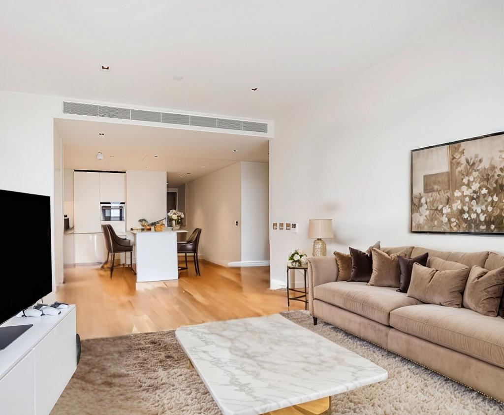 Open-plan living area, open plan living