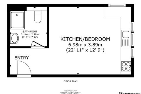 1 bedroom terraced house to rent, Flat 3, 13 St Peters Gate, Nottingham, NG1 2JF