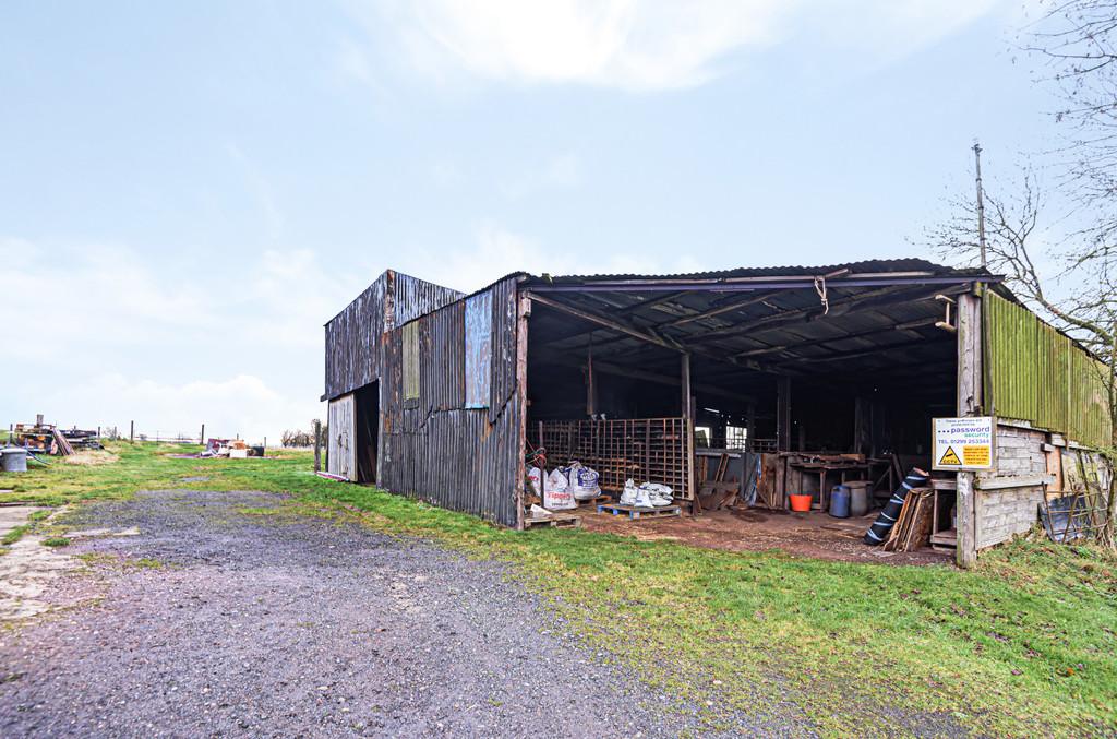 Older modern farm building