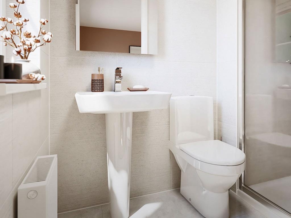 Image of en suite in 4 bedroom Glamis house type