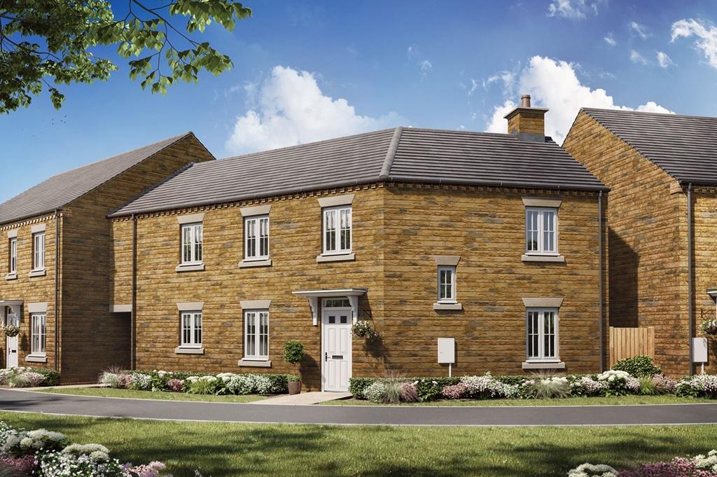 CGI generated image of our 3 bed Lutterworth V2