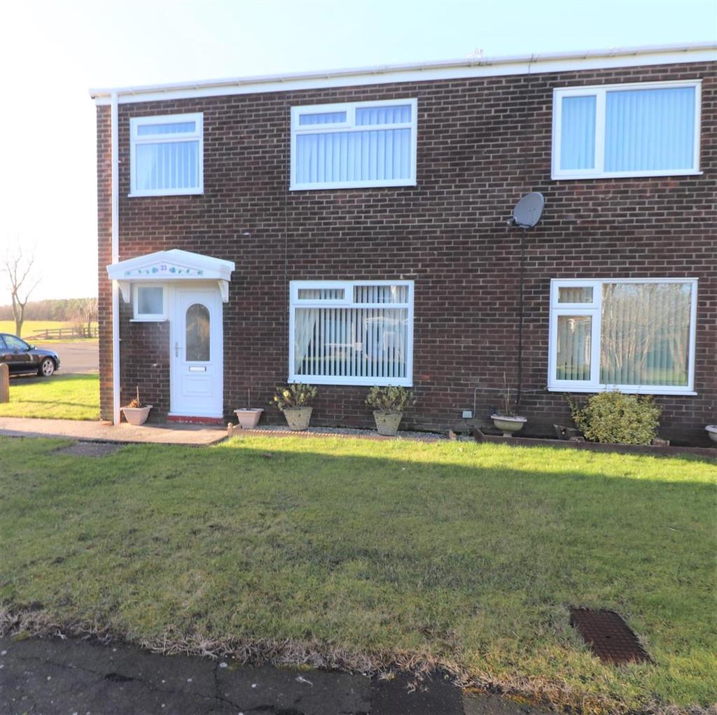 Grange Court, Widdrington, Morpeth 3 bed end of terrace house £90,000