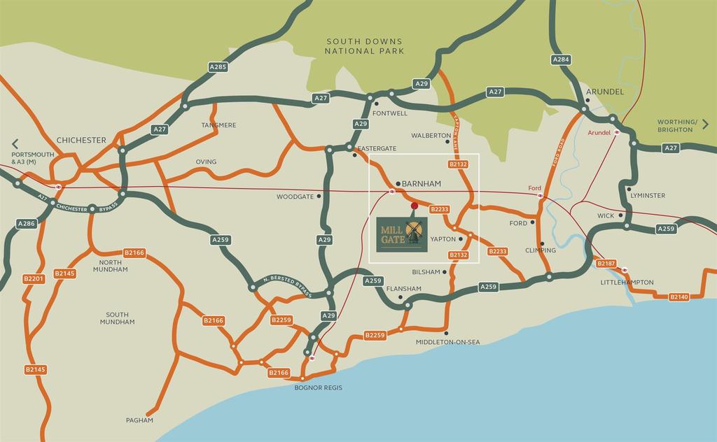 Mill Gate Area Map