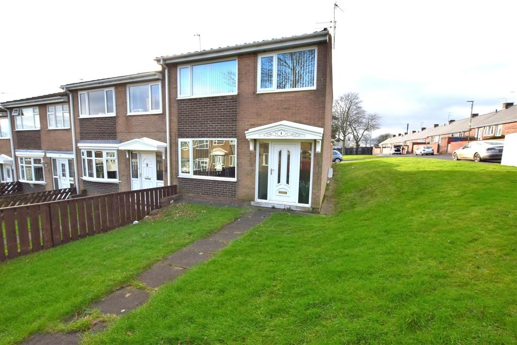 Britten Close, East Stanley, Co. Durham 3 bed end of terrace house £