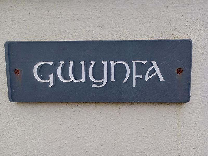 Gwynfa Plaque