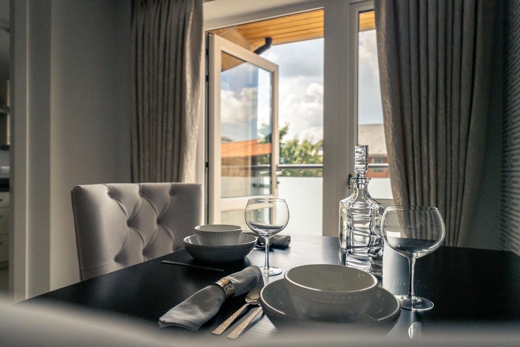 Stylish show apartment interiors