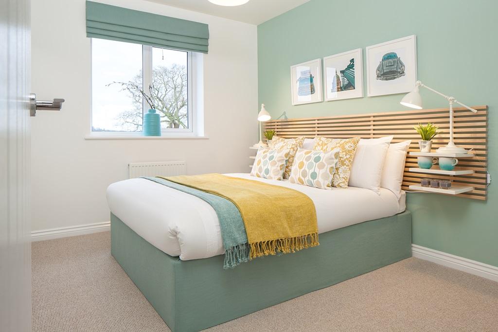 Bedroom two provides a stylish stay for guests