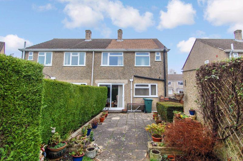 Rear of house
