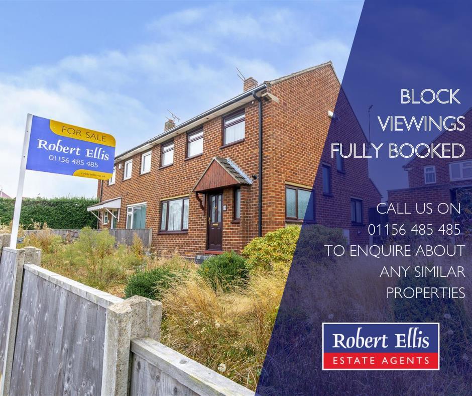 Wordsworth Road, Daybrook, Nottingham 3 bed semidetached house £180,000