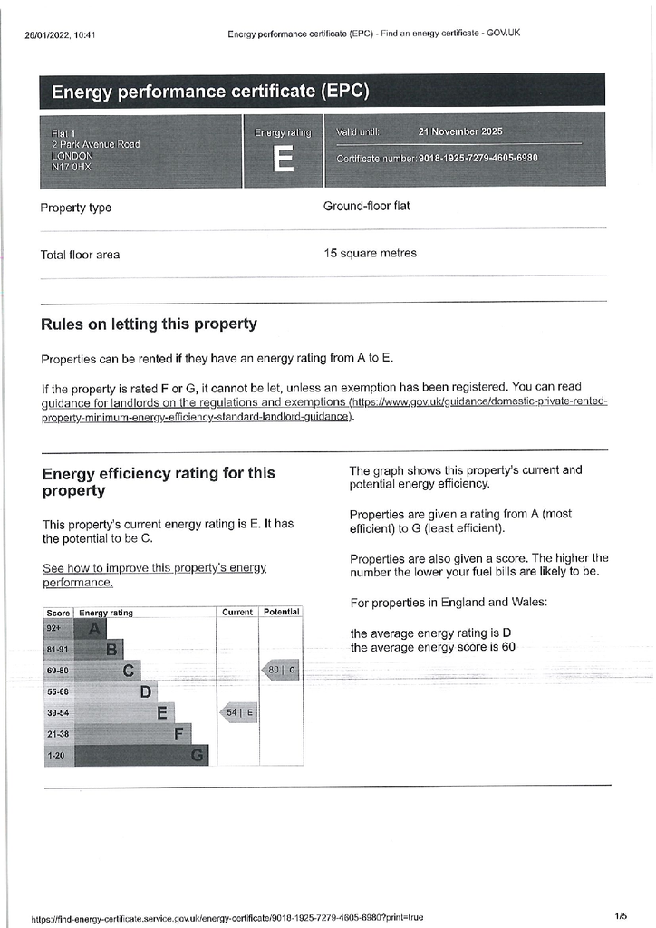 EPC (Contains public sector information licensed under the Open Government Licence v3.0.)