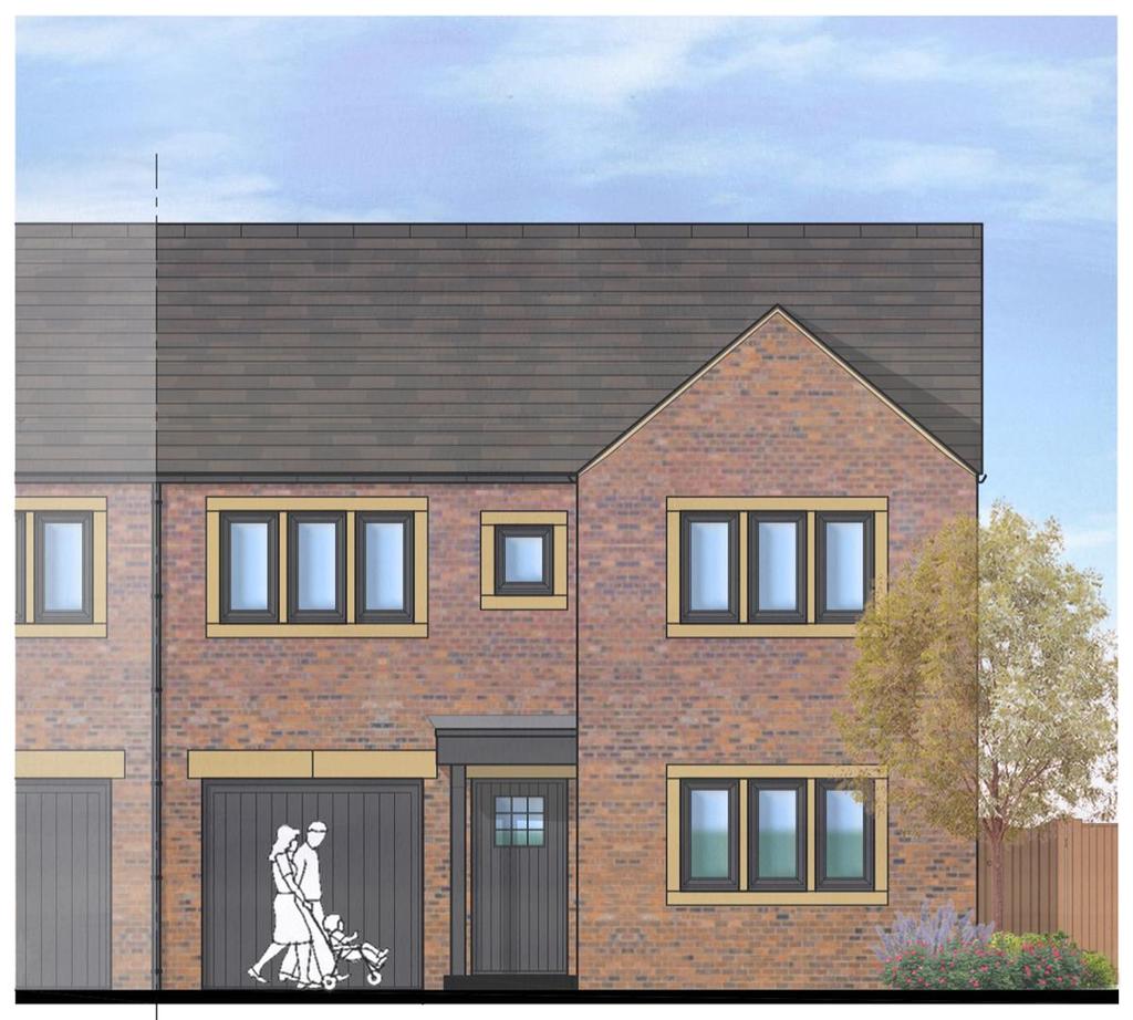 Plot 3, Reservoir View, Skelmanthorpe, Huddersfield, HD8 9AD 3 bed semidetached house £385,000