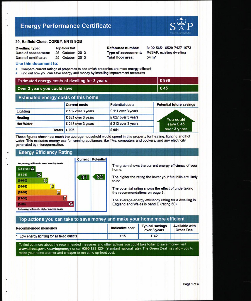 EPC Certificate