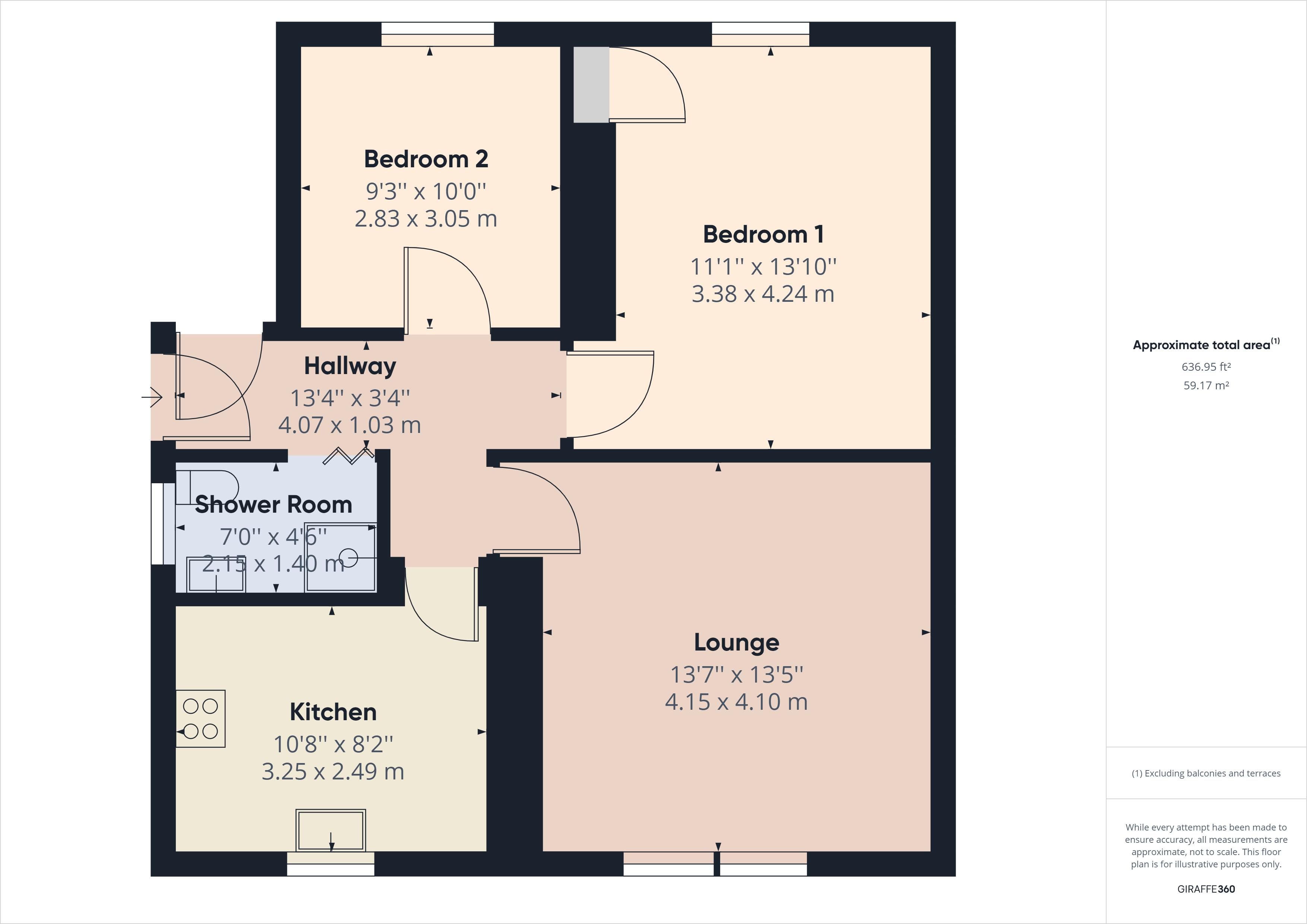 114 Main Street, Symington 2 bed apartment - £99,950