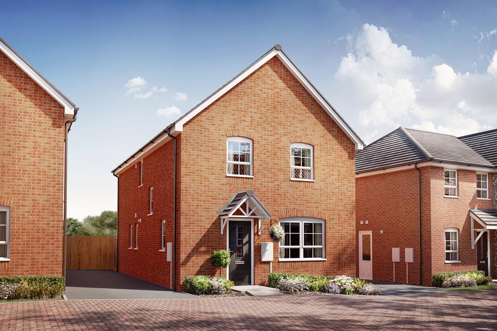 CGI of the three bedroom Charnwood at Ceres Rise, Swaffham